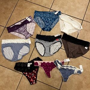 NWT Soma Panty bundle - hipster, bikini, thong